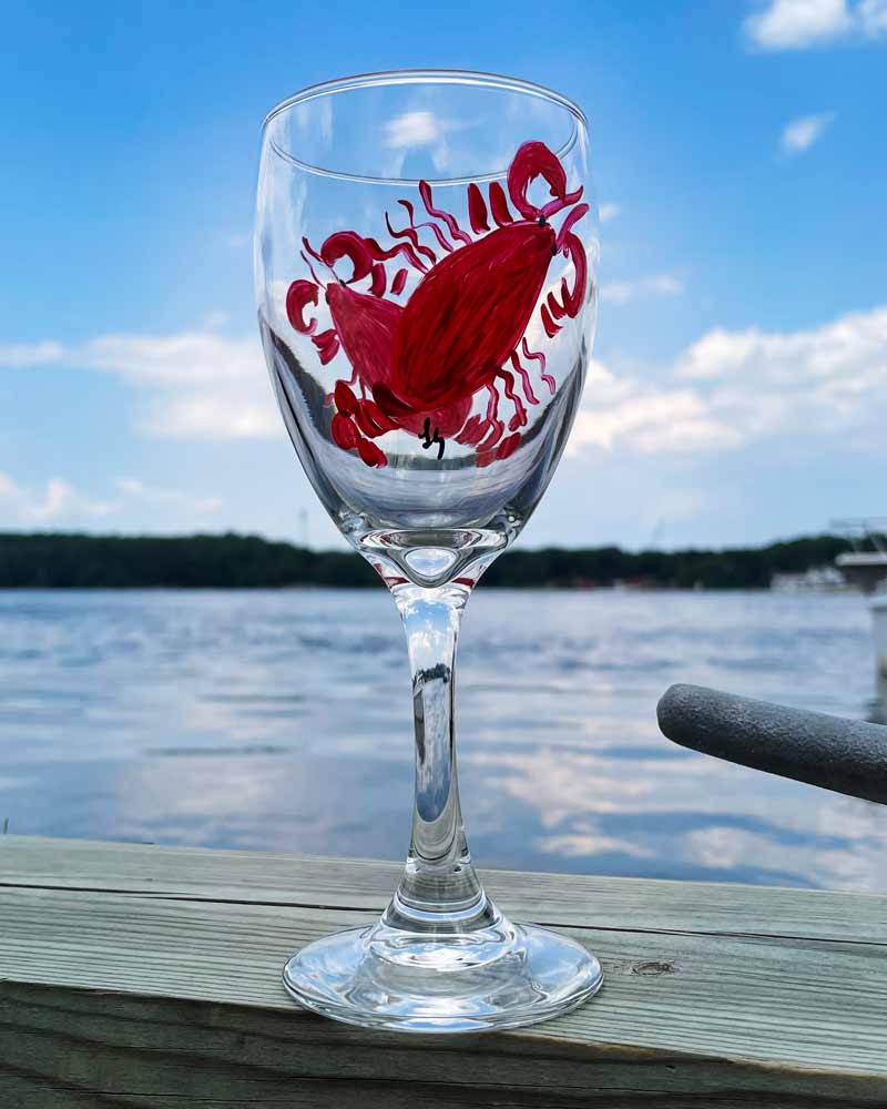 Lobster Wine Glass