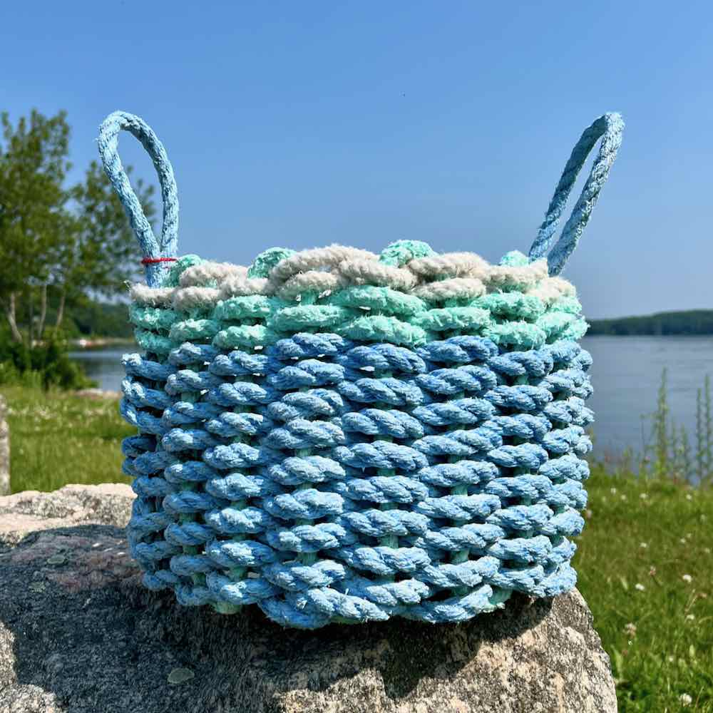 Blueberry Mint Lobster Rope Basket