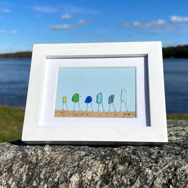 Sea Glass Family of 6
