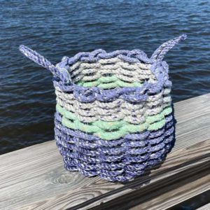 Lavender Lobster Rope Basket