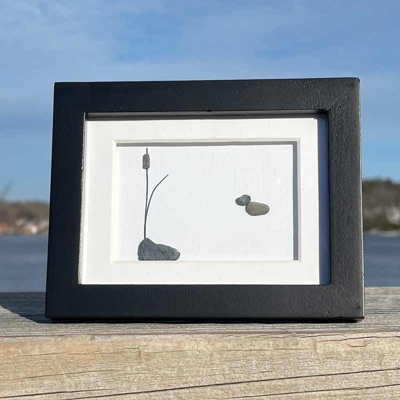Loon on the Lake #1 - Framed Beach Findings