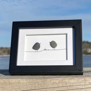 Love Birds #2 - Framed Beach Findings