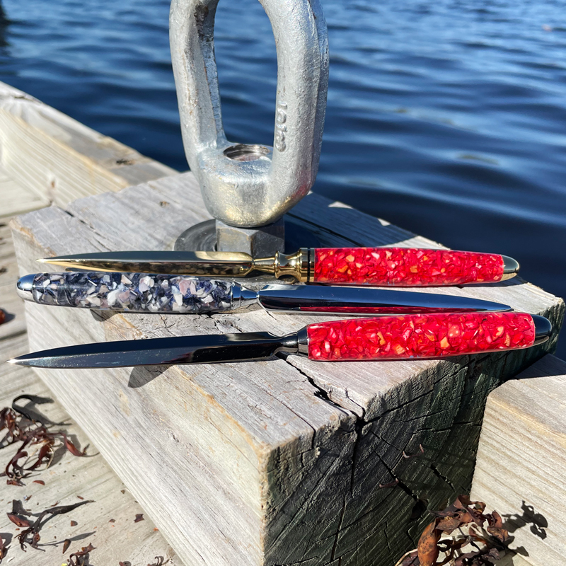 Crushed Shell Letter Openers