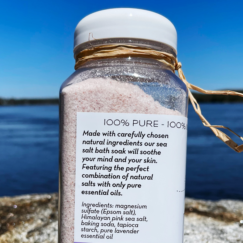 Sea Salt Bath Soak - Lavender