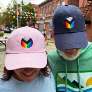 Pride Hats in Pink and Navy