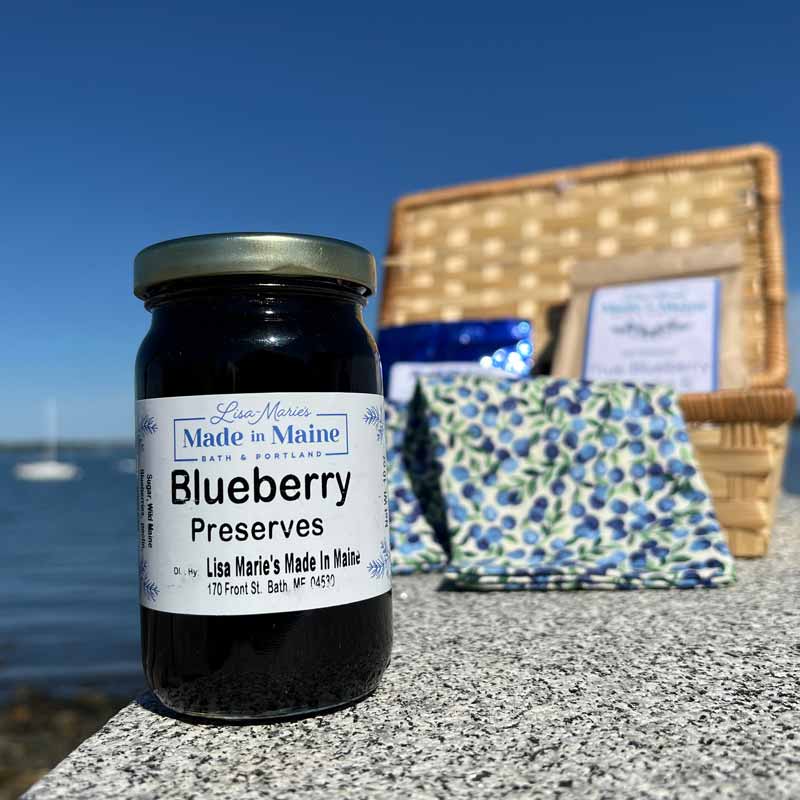 Basket of Blueberries - Blueberry Preserves