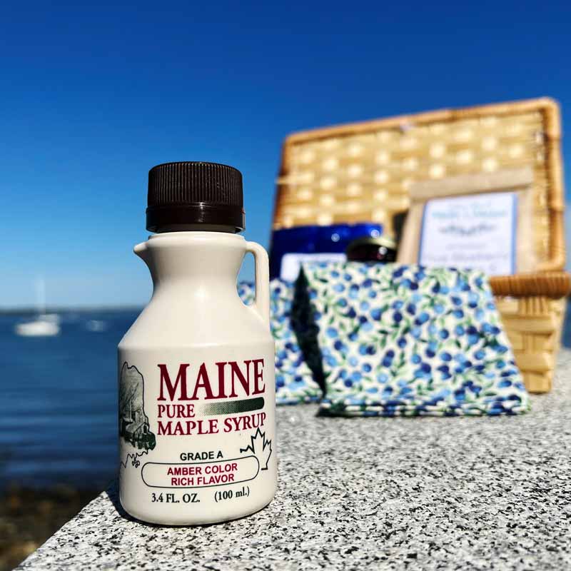 Basket of Blueberries - Maine Maple Syrup
