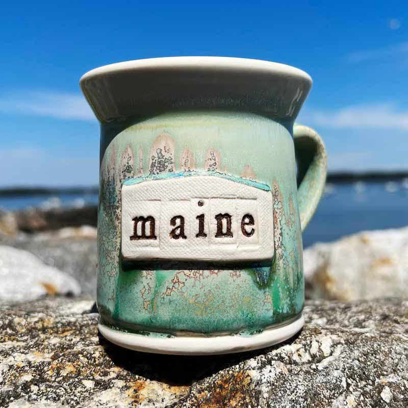 Maine Mug #15 by Devenney Pottery