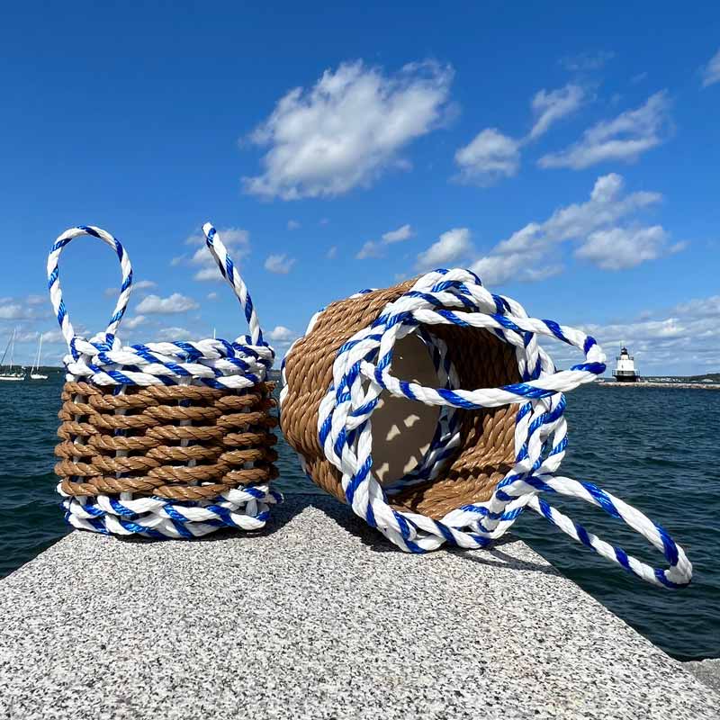 Summer Sails Mini Lobster Rope Basket