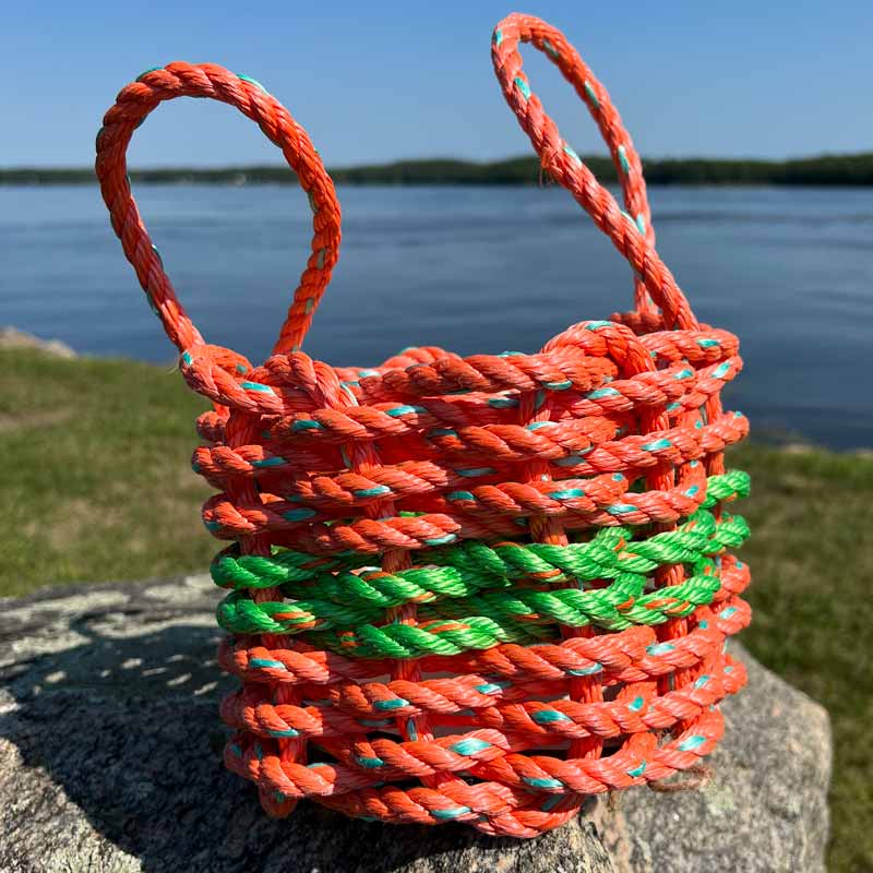 Orange Season Mini Lobster Rope Basket