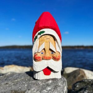 Hand Carved Santa Buoy #11