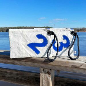 Sail Clutch - zippered bag made from recycled sails