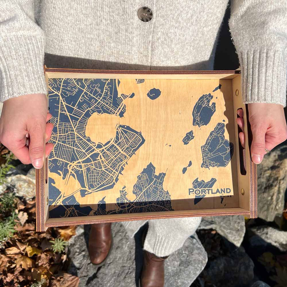 Small Portland, Maine Serving Tray