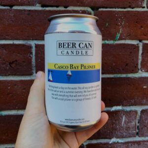 Casco Bay Pilsner Beer Can Candle