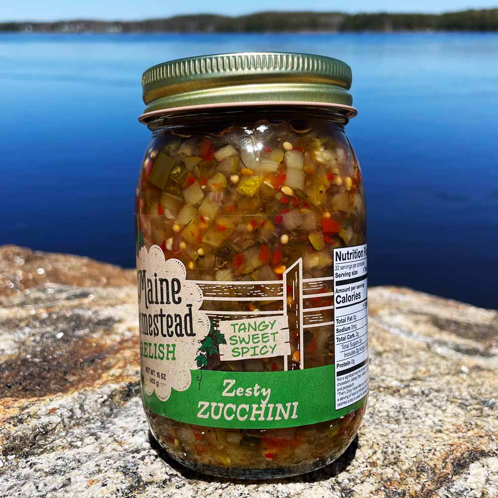 Zesty Zucchini Relish by Maine Homestead