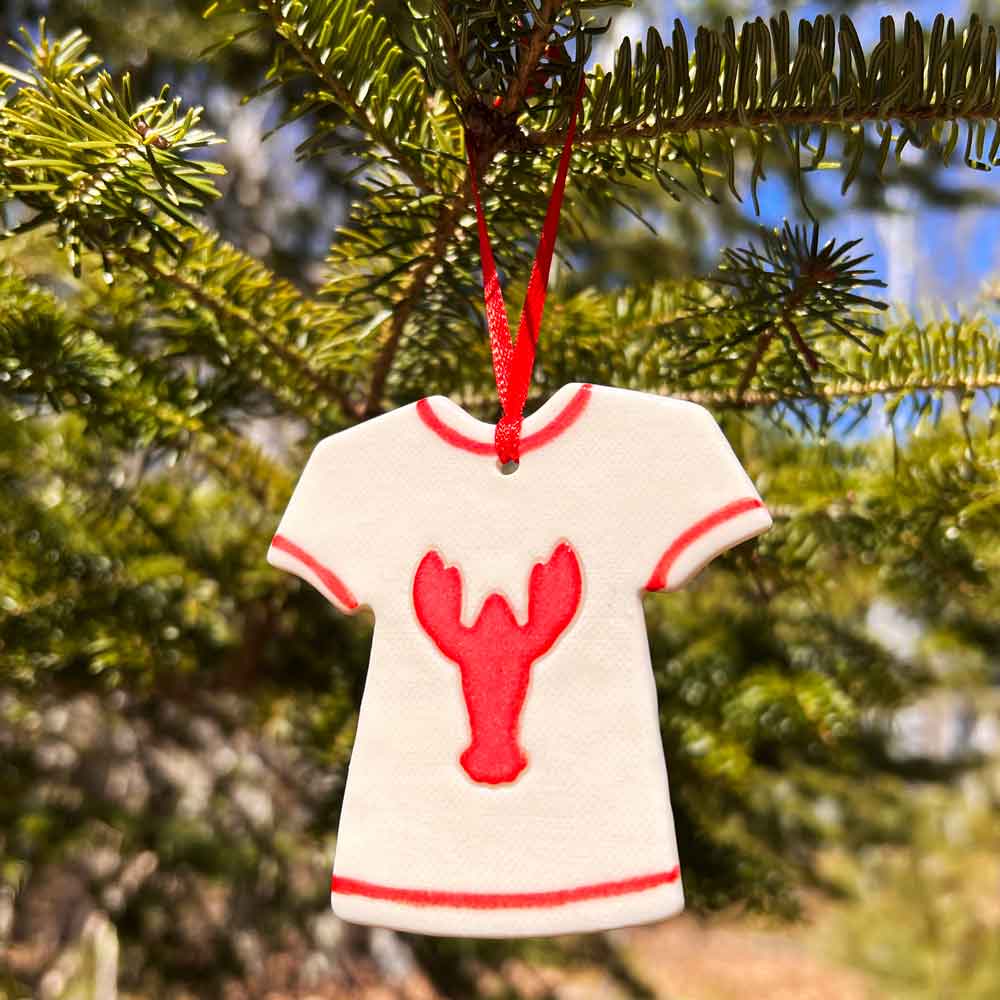 T-Shirt from Maine Ornament - Red Lobster