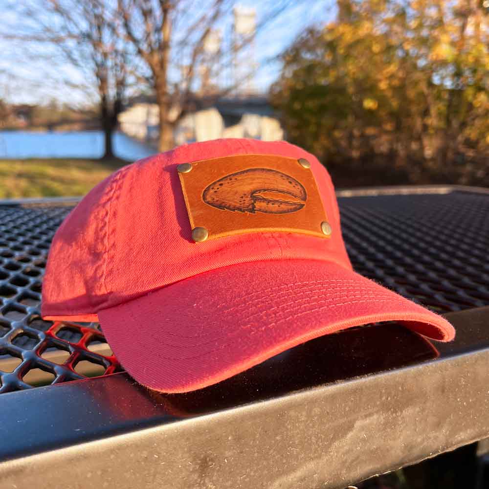 Coral Lobster Claw Patch Hat