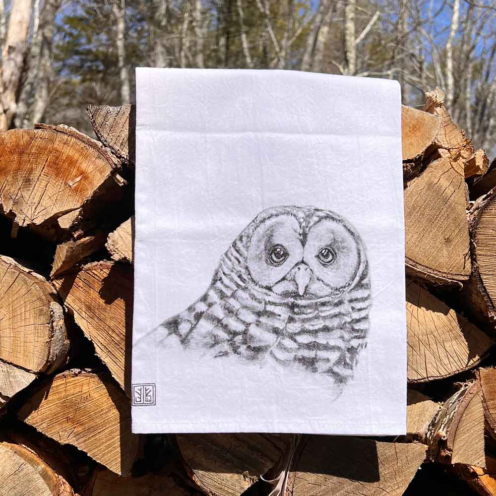 Owl Tea Towel