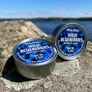 Canned Maine Wild Blueberries