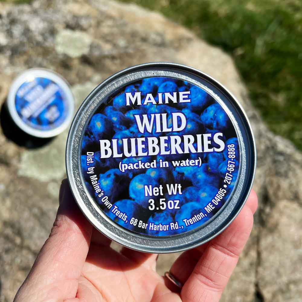 Canned Maine Wild Blueberries