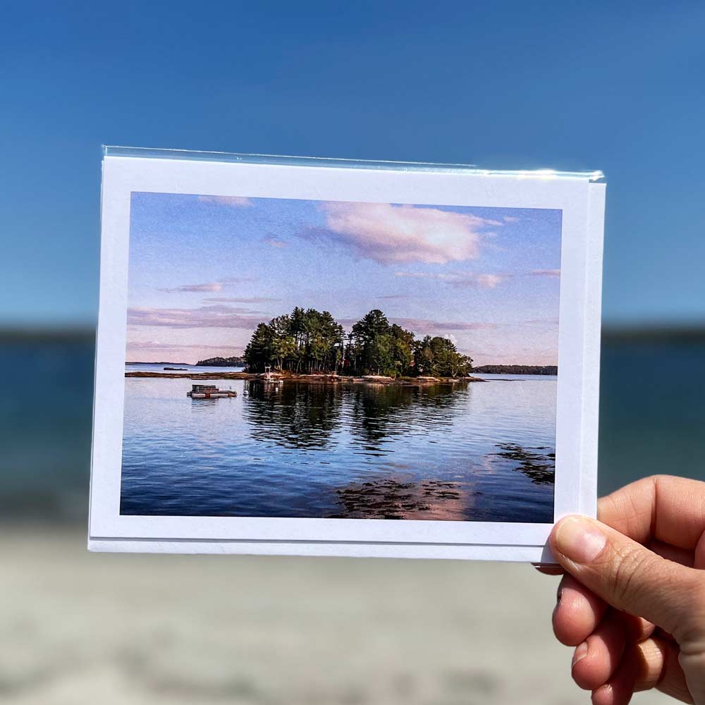 Bowman Island Notecard by Kristina O'Brien