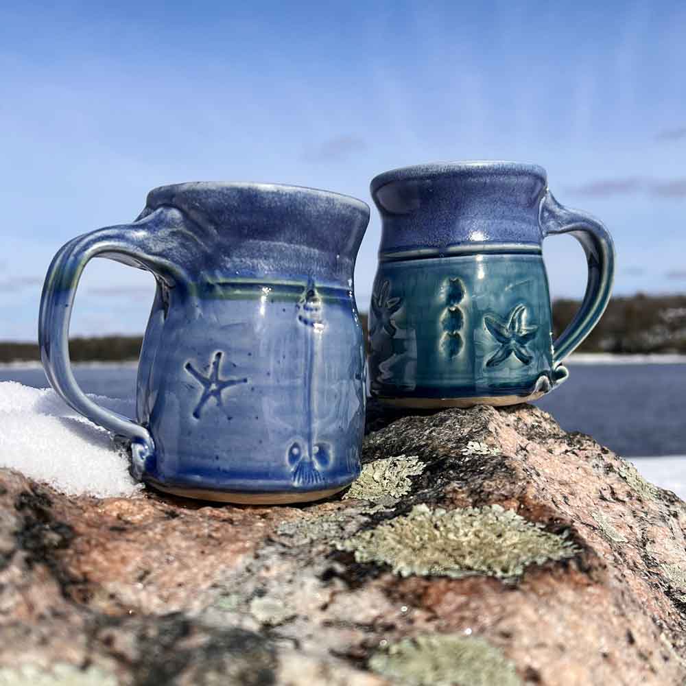 Seashore Mug by Westport Island Pottery