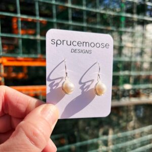 Freshwater Pearl Earrings by Sprucemoose Designs
