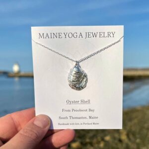 Penobscot Bay, Maine Oyster Shell Pendant
