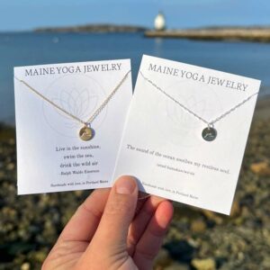 Wave Pendant by Maine Yoga Jewelry