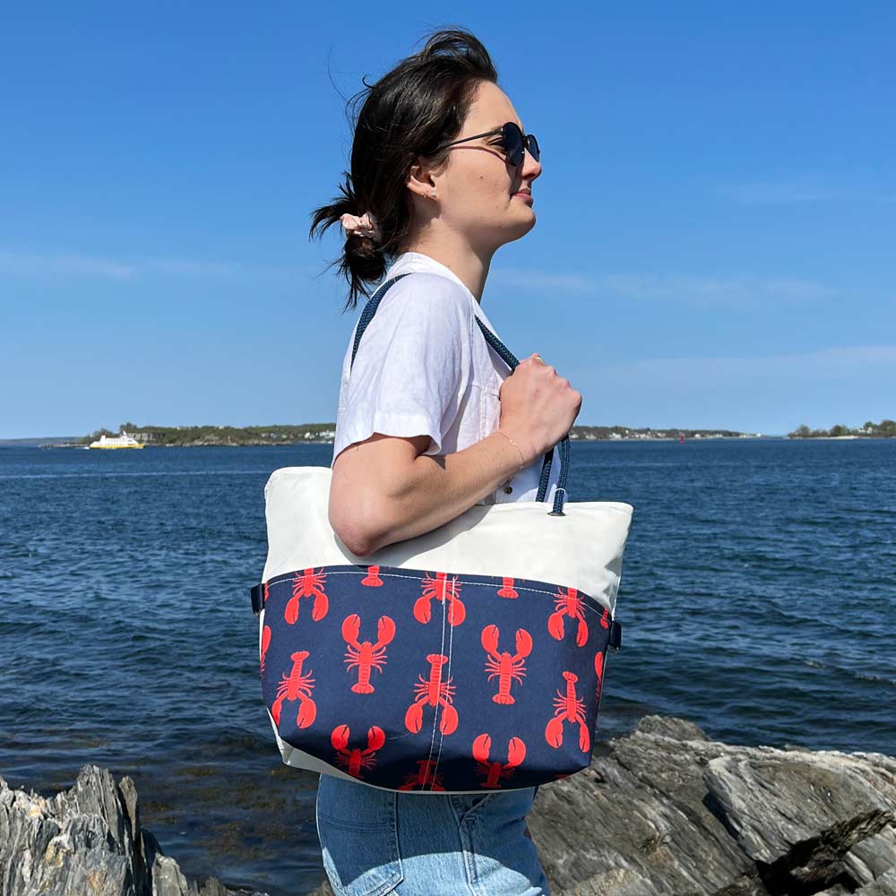 Red Lobster Sail Travel Tote
