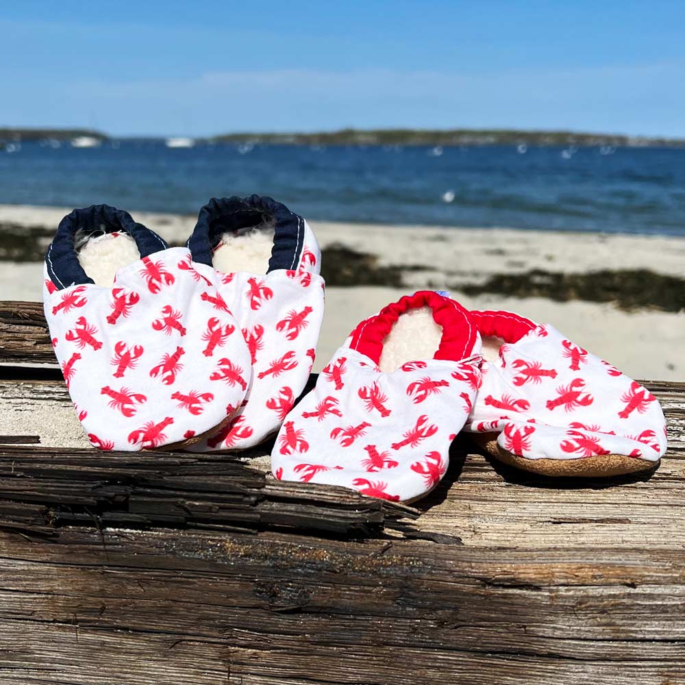 Red Lobster Baby Booties