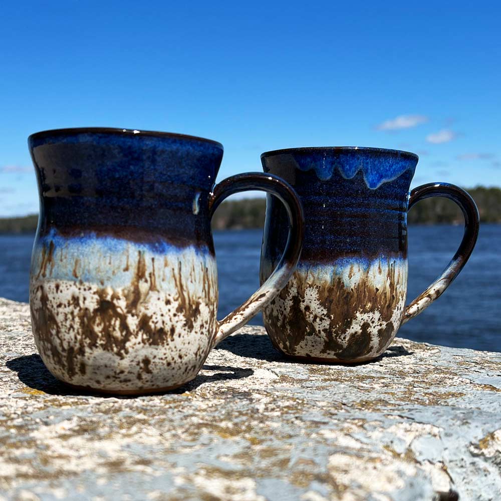 Rocky Coast Mug by Muddy Toes Pottery