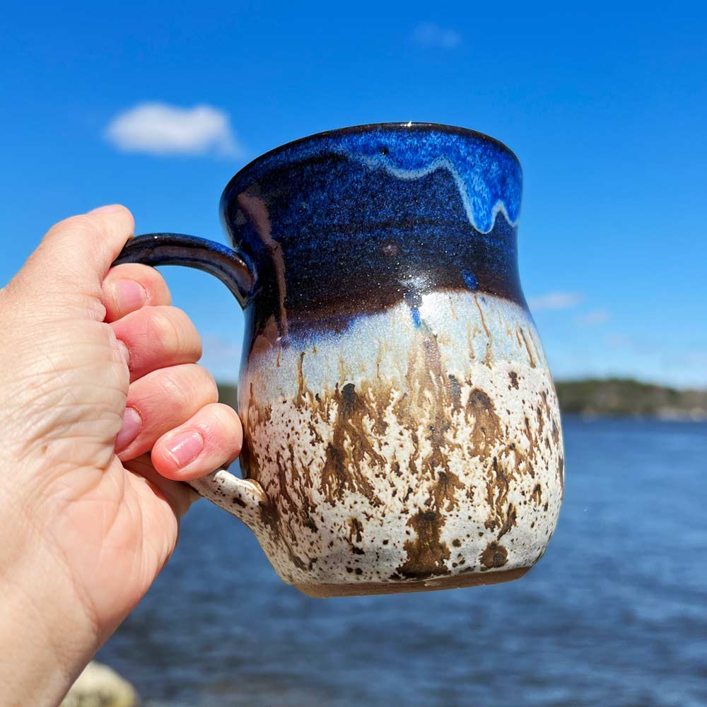 Rocky Coast Mug by Muddy Toes Pottery