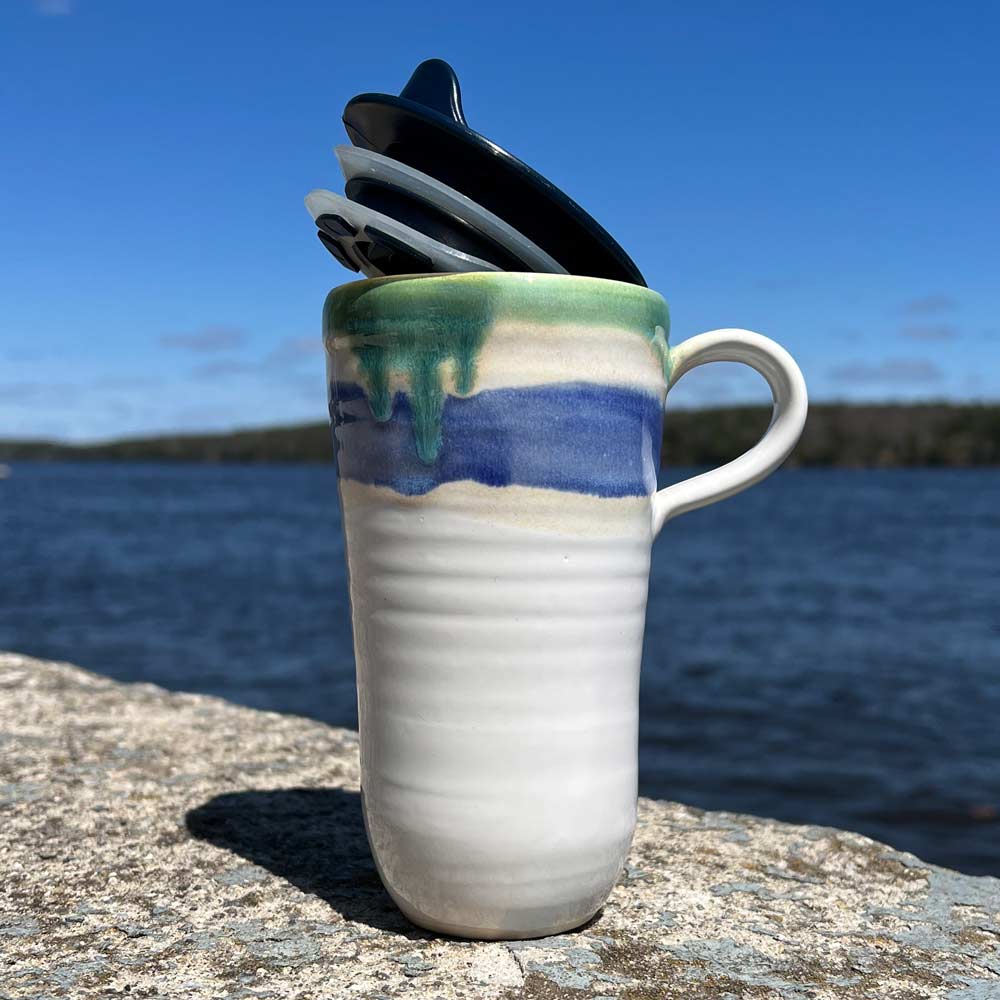Cool Morning Glaze Travel Mug by Muddy Toes