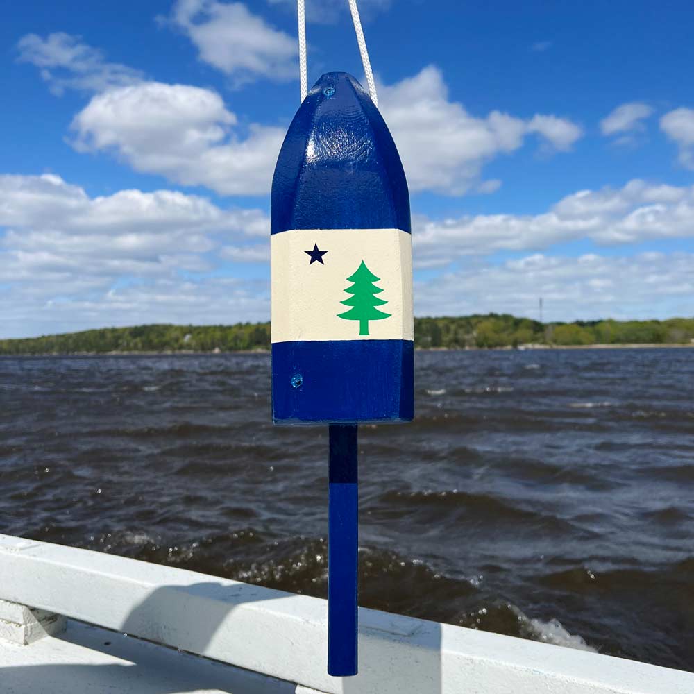 Large First Maine Flag Buoy