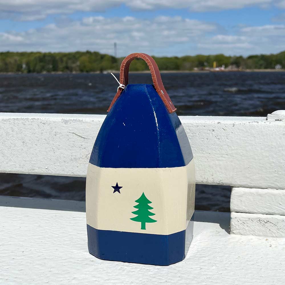 Small First Maine Flag Buoy Centerpiece