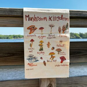 Mushroom Kingdom Tea Towel