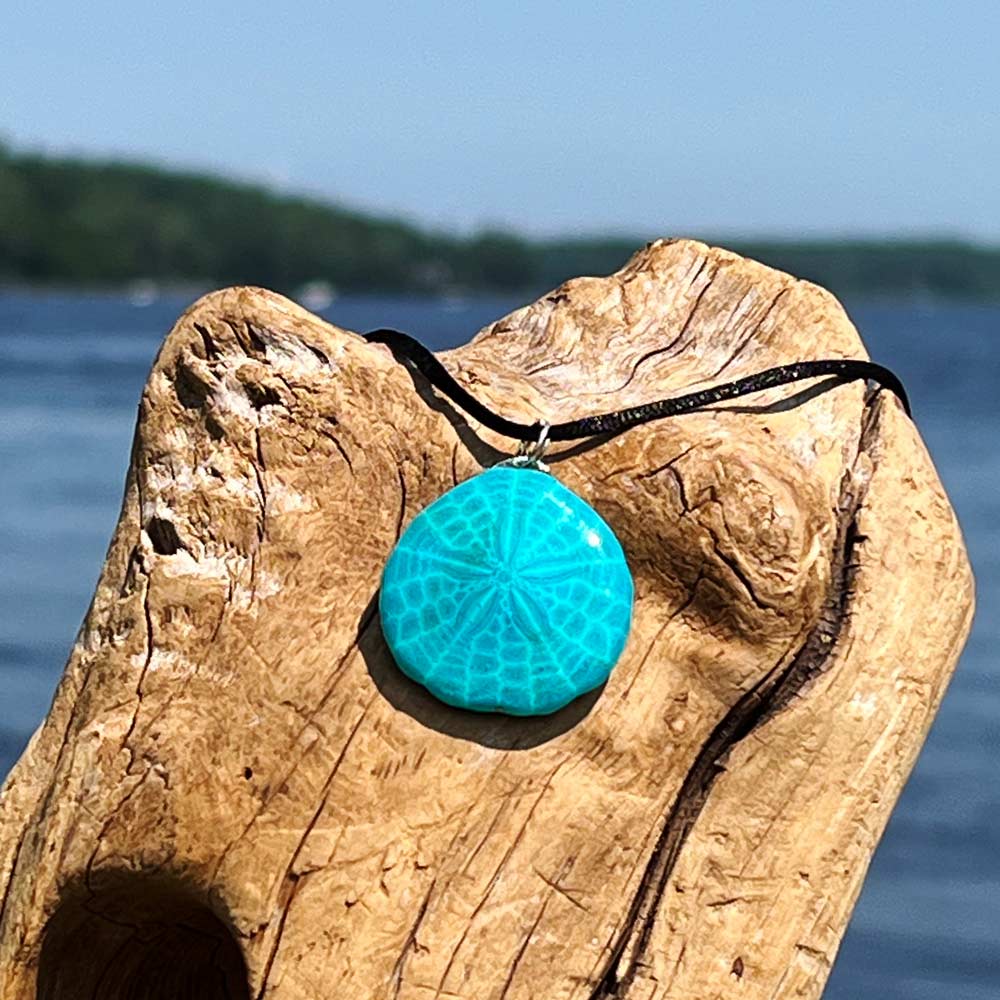 Turquoise Sand Dollar Necklace