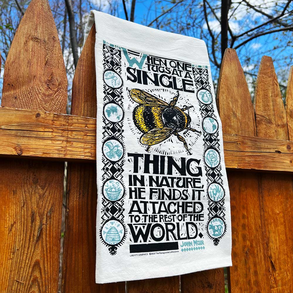 Bee a Single Thing Tea Towel