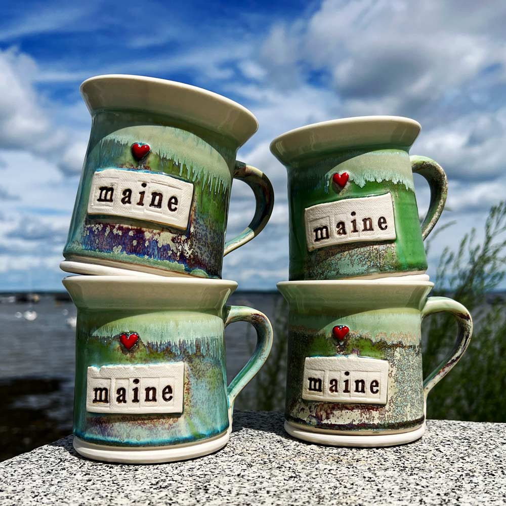 Love Maine Mugs by Devenney Pottery