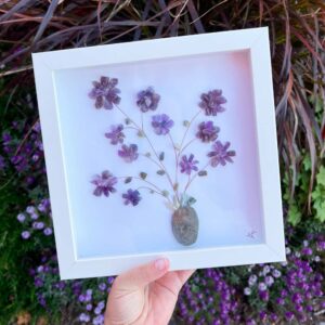 Amethyst Flower Bouquet Frame