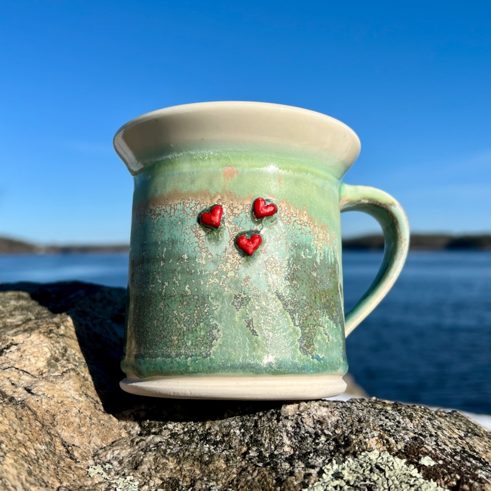 Heart Mug #17 by Devenney Pottery