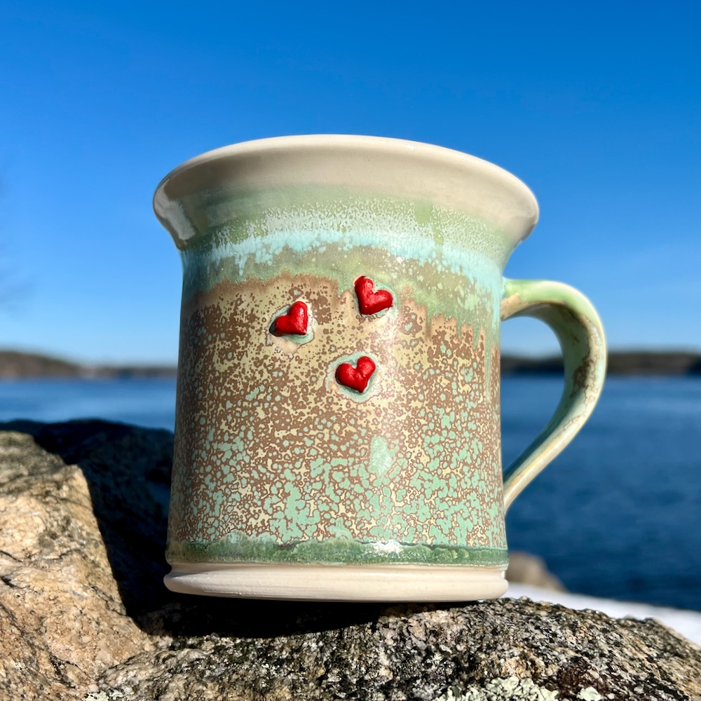 Heart Mug #20 by Devenney Pottery