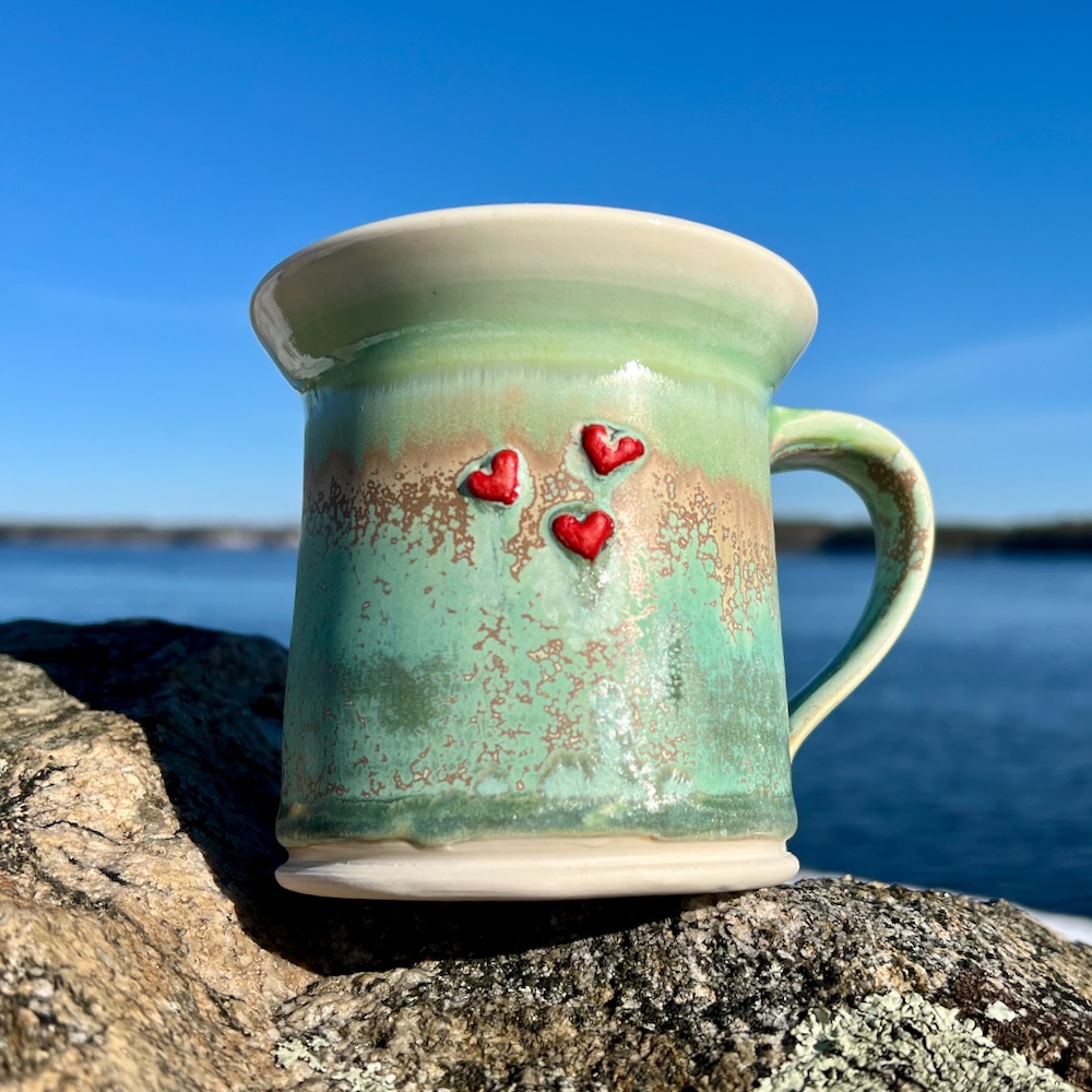 Heart Mug #21 by Devenney Pottery