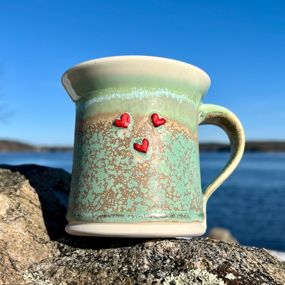 Heart Mug #22 by Devenney Pottery
