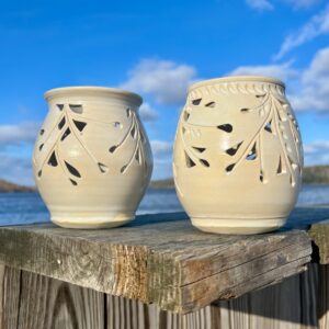 Votive Vases by Westport Island Pottery