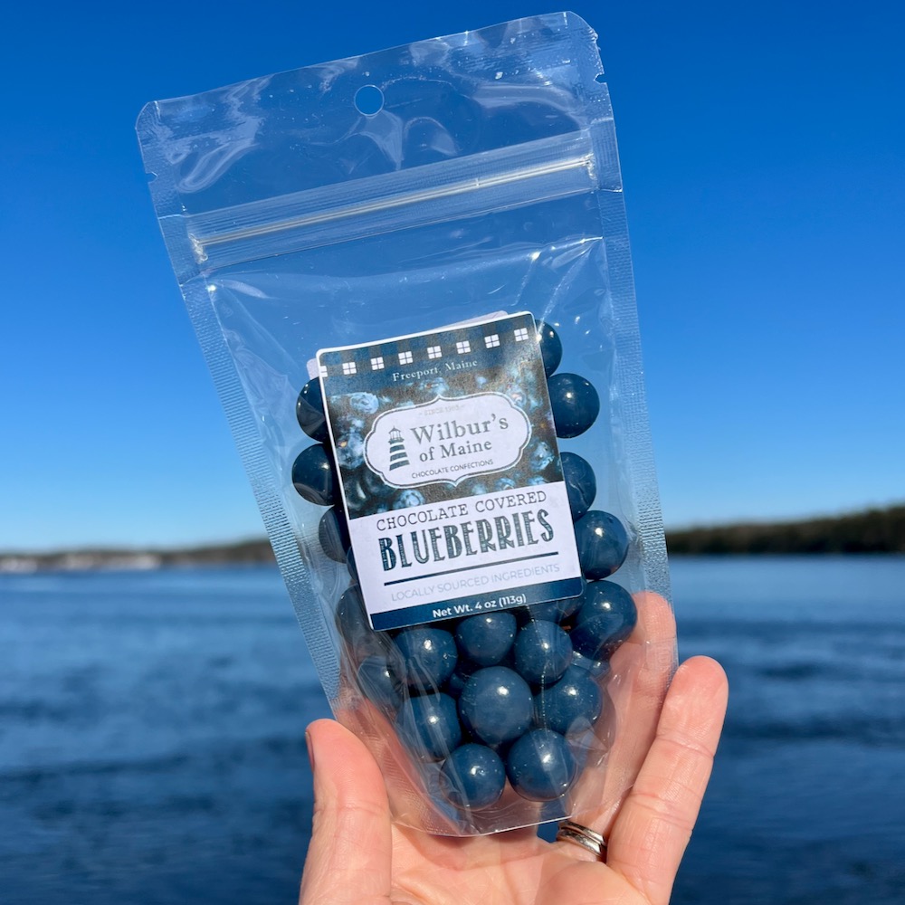Wilburs 4oz Bag of Chocolate Covered Blueberries